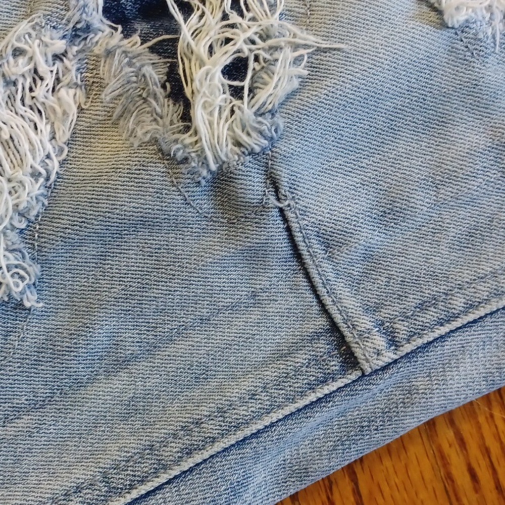 PacSun - Mens 29X30 Stacked/Distressed Light Wash Skinny Jeans Zippered Ankles - Picture 8 of 11